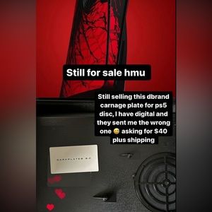 Dbrand PS5 Disc Plate